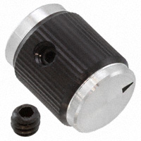 TE Connectivity ALCOSWITCH Switches - KN501BA1/4 - SWITCH KNOB STRGHT 0.5" BLCK-NTR