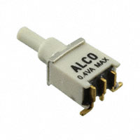 TE Connectivity ALCOSWITCH Switches - PBS8MTRES - SWITCH PUSHBUTTON SPDT 0.4VA 20V