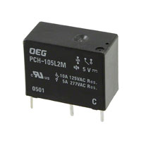 TE Connectivity Potter & Brumfield Relays - PCH-105L2M,000 - RELAY GEN PURPOSE SPST 5A 5V