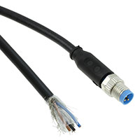 TE Connectivity AMP Connectors - 2273004-1 - M8X1.0 STRT PLG 3P PIGTAIL 1.5M