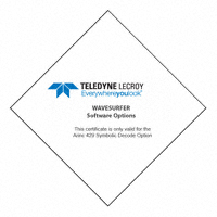 Teledyne LeCroy - HDO4K-ARINC429BUS DSYMBOLIC - ARINC 429 SYMBOLIC DECODE OPTION