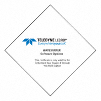 Teledyne LeCroy - WSXS-EMB - EMBEDDED BUS TRIG&DECODE-WS-MXS