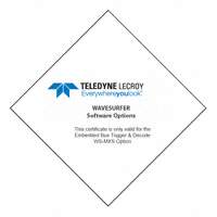 Teledyne LeCroy - WSXS-FLEXRAYBUS TD - EMBEDDED BUS TRIG&DECODE-WS-MXS
