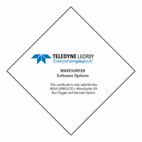 Teledyne LeCroy - WSXS-SPIBUS TD - SPIBUS TRIGGER/DECODE-WAVESURFER