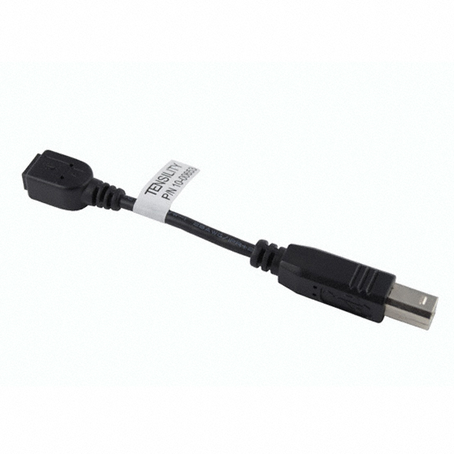 Tensility International Corp - 10-00653 - CBL USB MNI A RCPT-B PLUG 100MM