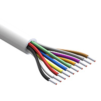 Tensility International Corp - 30-00535 - CABLE 10COND 28AWG WHT 1=153M