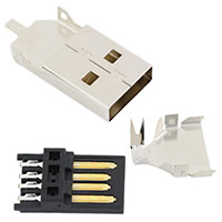 Tensility International Corp - 50-00466 - CONN PLUG USB A SHLD BLK