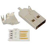 Tensility International Corp - 50-00467 - CONN PLUG USB A SHLD WHT
