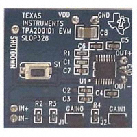 Texas Instruments - TPA2001D1EVM - EVAL MOD FOR TPA2001D1