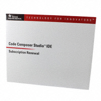 Texas Instruments - TMDSCCSUBALLN01D-P - CODE COMPOSER STUDIO IDE