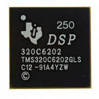 Texas Instruments - TMS320C6202GLS200 - IC FIXED-POINT DSP 384-BGA