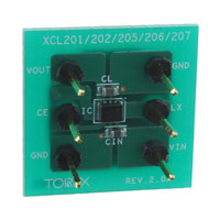Torex Semiconductor Ltd - XCL206B123-EVB - BOARD EVAL XCL206B123AR-G 1.2V