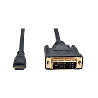 Tripp Lite - P566-003-MINI - CABLE HDMI-M TO DVI-M 3' GOLD