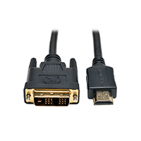 Tripp Lite - P566-050 - CABLE HDMI-M TO DVI-M 50' GOLD
