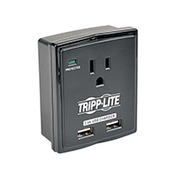 Tripp Lite - SK10USB - TRAVEL SURGE 3 OUT USB CHARGER