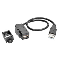 Tripp Lite - U024-001-KPA-BK - USB 2.0 HI-SPEED ALL-IN-ONE KEYS