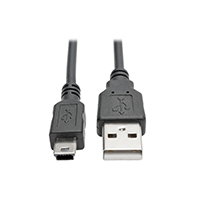 Tripp Lite - U030-003-COIL - 3FT HI-SPEED USB 2.0 TO MINI-B C