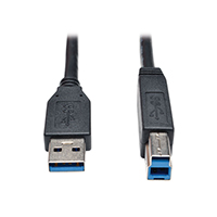 Tripp Lite - U322-010-BK - USB 5 GBPS A MALE TO B MALE 10'