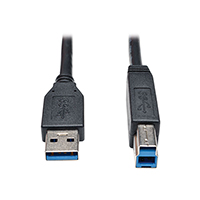 Tripp Lite - U322-015-BK - USB 5 GBPS A MALE TO B MALE 15'