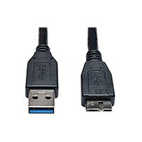 Tripp Lite - U326-003-BK - USB A MALE TO MICRO B MALE 3'