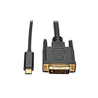 Tripp Lite - U444-003-D - USB C TO DVI ADAPTER CABLE (M/M)