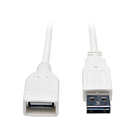 Tripp Lite - UR024-003-WH - USB A-M TO A-F EXT CABLE 3'