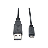 Tripp Lite - UR050-006-SLIM - 6' USB A TO MICRO B CABLE M/M