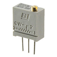 TT Electronics/BI - 66WR10KLF - TRIMMER 10K OHM 0.5W TH