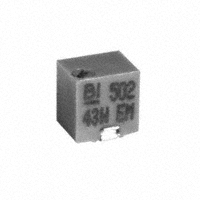 TT Electronics/BI - 43WR50LFTR - TRIMMER 50 OHM 0.125W SMD