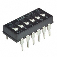 TE Connectivity ALCOSWITCH Switches - ADF06 - SWITCH SLIDE DIP SPST 100MA 24V
