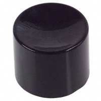 TE Connectivity ALCOSWITCH Switches - 4-1437627-1 - CAP PUSHBUTTON ROUND BLACK