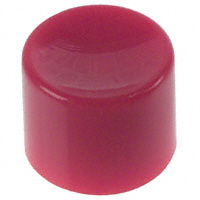 TE Connectivity ALCOSWITCH Switches - 4-1437627-2 - CAP PUSHBUTTON ROUND RED
