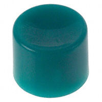 TE Connectivity ALCOSWITCH Switches - 4-1437627-5 - CAP PUSHBUTTON ROUND GREEN