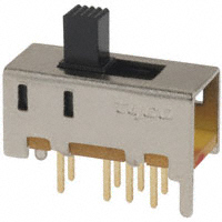 TE Connectivity ALCOSWITCH Switches - MHS233G - SWITCH SLIDE DP3T 0.4VA 20V