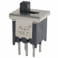 TE Connectivity ALCOSWITCH Switches - TSS21NGPC - SWITCH SLIDE DPDT 0.4VA 20V