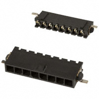 TE Connectivity AMP Connectors - 1445091-8 - CONN HEADER 8POS R/A 15GOLD SMD