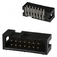 TE Connectivity AMP Connectors - 1761604-5 - CONN HEADER LOPRO R/A 14POS 15AU