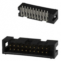 TE Connectivity AMP Connectors - 1761604-7 - CONN HEADER LOPRO R/A 20POS 15AU