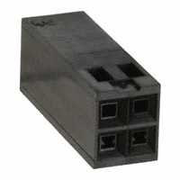 TE Connectivity AMP Connectors - 5-87456-0 - CONN HOUSING 4POS .100 DUAL ROW