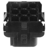 TE Connectivity AMP Connectors - 1-480707-9 - CONN U-MNL CAP 9POS 94V-2 BLK