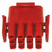 TE Connectivity AMP Connectors - 1-480708-2 - CONN U-MNL PLUG 12POS 94V-2 RED