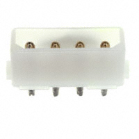 TE Connectivity AMP Connectors - 350424-2 - CONN HEADER 4POS VERT .200 AU