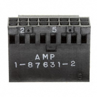 TE Connectivity AMP Connectors - 1-87631-2 - CONN HOUSING 16POS .100 POL DUAL
