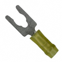 TE Connectivity AMP Connectors - 52922-1 - CONN SPADE TERM 22-26AWG #4 YEL