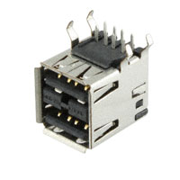 TE Connectivity AMP Connectors - 5787617-4 - CONN RCPT USB 8POS STACK T/H