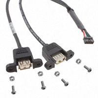 VersaLogic Corporation - VL-CBR-1009 - 16" 10-PIN 2 MM TO DUAL USB