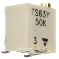 Vishay Sfernice - TS63Y503KR10 - TRIMMER 50K OHM 0.25W SMD