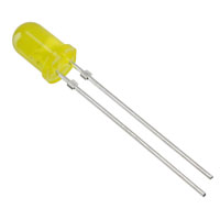 Vishay Semiconductor Opto Division - TLHY5405 - LED YELLOW DIFF 5MM ROUND T/H
