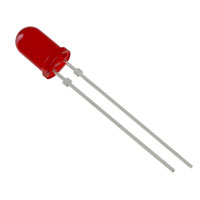 Vishay Semiconductor Opto Division - TLLR5400 - LED RED DIFF 5.8MM ROUND T/H