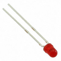 Vishay Semiconductor Opto Division - TLRH4420CU - LED RED DIFF 3MM ROUND T/H